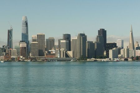 View Of San Francisco Skyline From Treasure Islandの写真素材