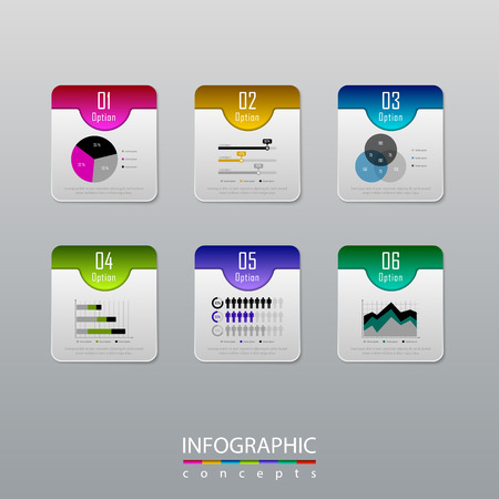 Infographic timeline template can be used for chart, diagram, and web design.のイラスト素材