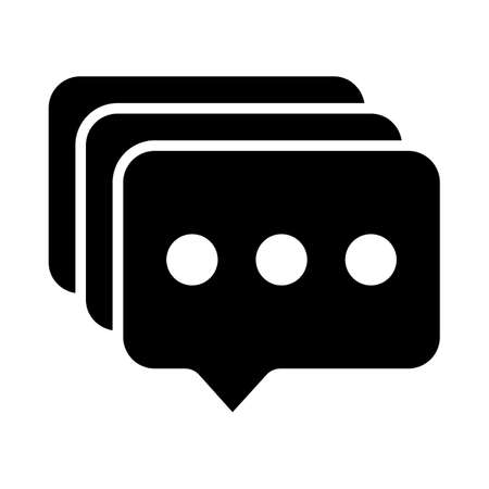 Message icon. Sms symbol. Chat iconのイラスト素材