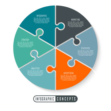 Infographic timeline template can be used for chart, diagram, web design, presentation, advertising, history. vector infographic illustrationのイラスト素材