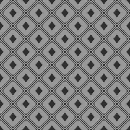 Playing card suit signs seamless pattern. Endless vector backgroundのイラスト素材