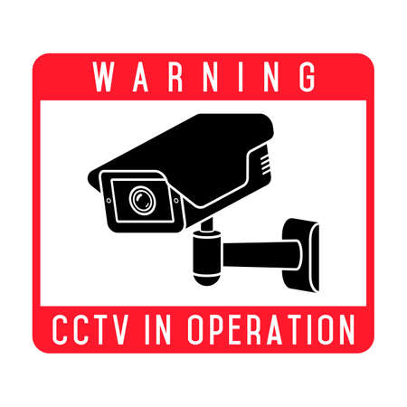 security camera. cctv icon. Video surveillance icon.のイラスト素材