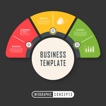 Infographic timeline template can be used for chart, diagram, web design, presentation, advertising, history. vector infographic illustrationのイラスト素材