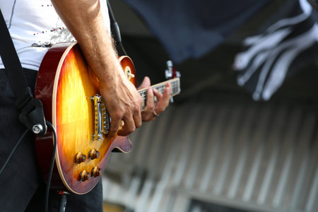 Lead Guitarist in a Rock Band
