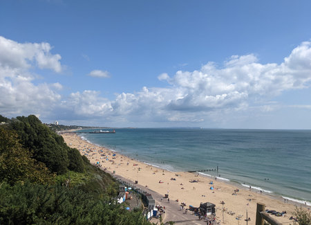 View of the beach in Sopot, Poland. Sopot is the second largest city in Poland.