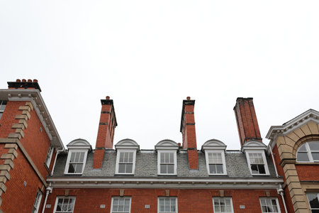 Residential building in London, UK.の写真素材