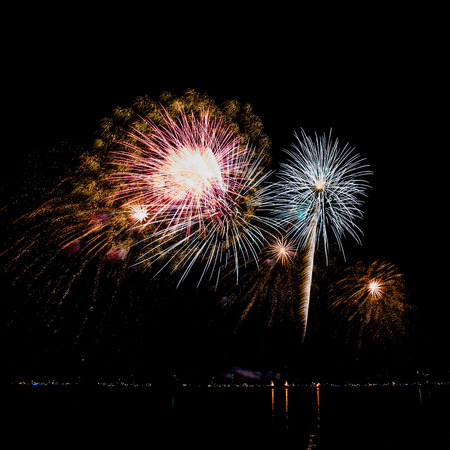 Fireworks in Aalsmeerの写真素材