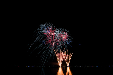 Fireworks in Aalsmeerの写真素材