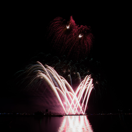 Fireworks in Aalsmeerの写真素材