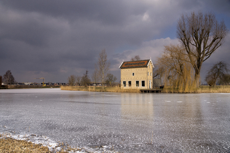 The Appelhuis near Alblasserdamの写真素材