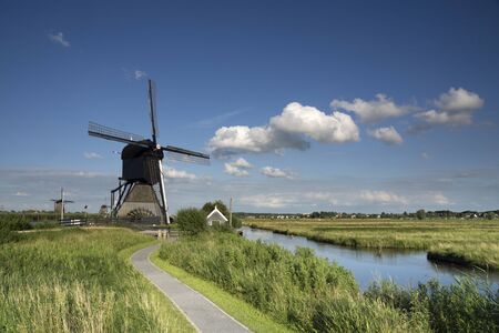 Museum windmill Blokweerの写真素材