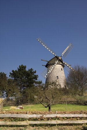 The Anholter windmillの写真素材