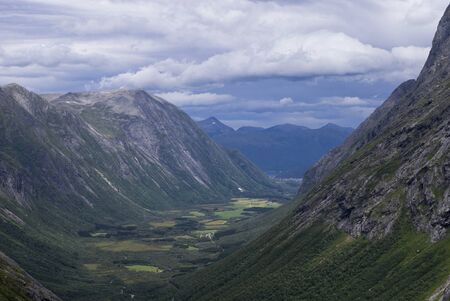 View from Trollstigenの写真素材