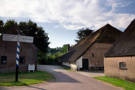 Farmbuildings on an estateの写真素材