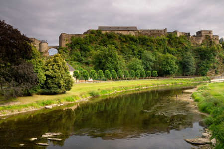 View at Bouillon castleの写真素材