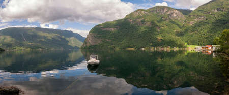 Arnefjorden in Norwayの写真素材