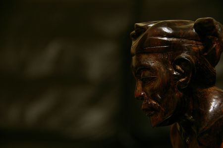 Wooden Statue.の写真素材