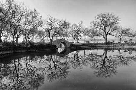 Taihu Turtle Head Isletの写真素材