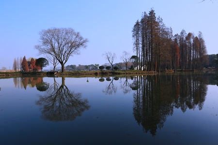 Taihu Turtle Head Isletの写真素材