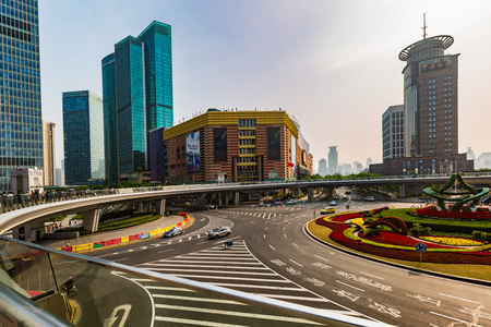 Shanghai sceneryのeditorial素材