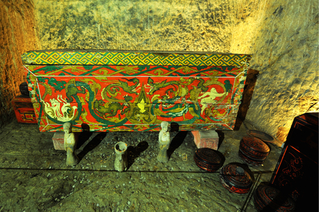 Tomb of the Han dynasty at Guishan of Xuzhouのeditorial素材