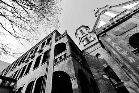 Xuzhou's Sacred Heart Catholic Cathedralのeditorial素材