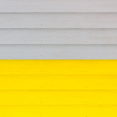 Shera wood yellow and gray wall.の写真素材