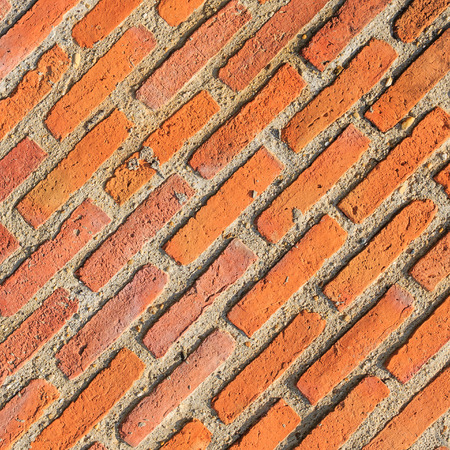 Red brick wall for protect home.の写真素材