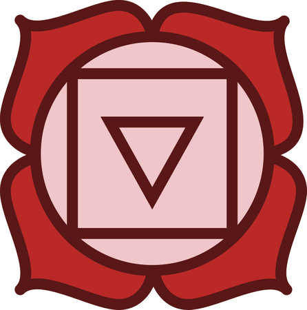 Root Chakra Muladharaのイラスト素材