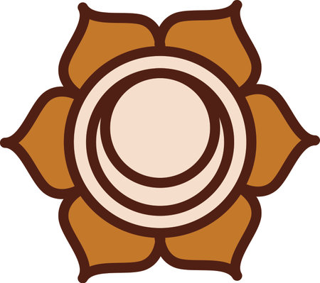 Sacral Chakra Svadhishthanaのイラスト素材