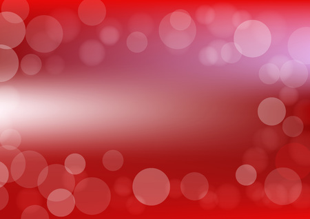 Bokeh background vector designed in in red color and soft light; art bokeh illustrationin red.のイラスト素材