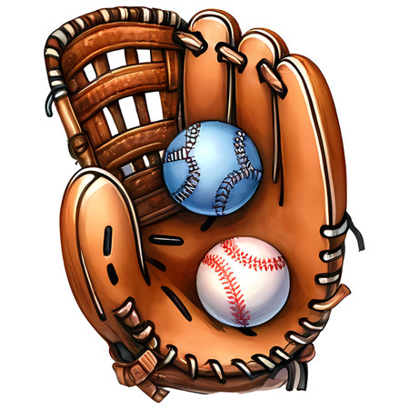 Cartoon raccoon baseball player with baseball bat. Vector illustration.の素材