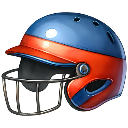 Cartoon raccoon baseball player with baseball bat. Vector illustration.の素材