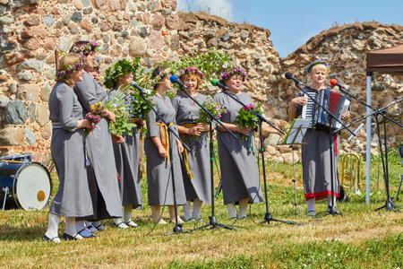 June 22, 2019: folk music concert in Ludza, Latvia