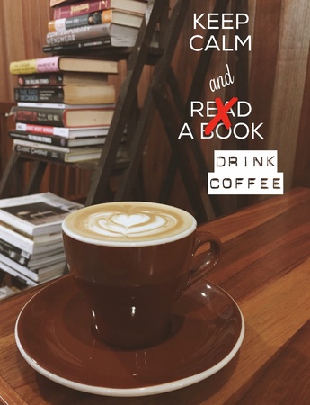 KEEP CALM AND DRINK COFFEEの素材