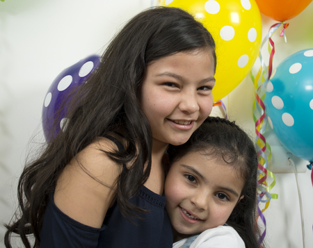 Smiling children friends.の写真素材