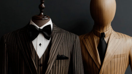 smart tailor suit on mannequinの素材