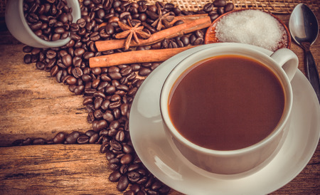 coffee cup vintage colorの写真素材