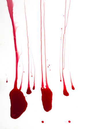Blood dripの写真素材