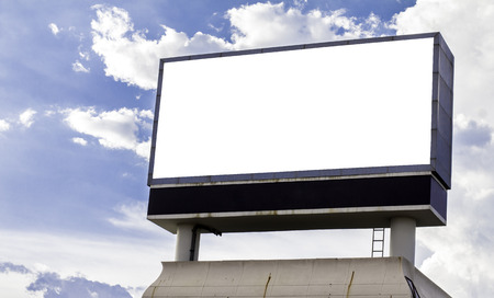 large Blank billboard ready for new advertisement.の写真素材