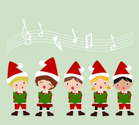 Christmas Carol のイラスト素材