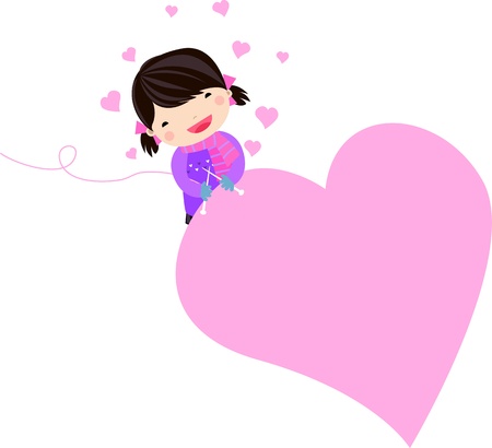 little girlのイラスト素材