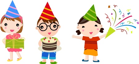 Happy birthday Congratulations のイラスト素材