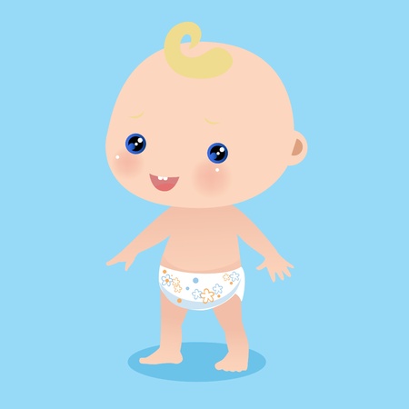 Baby boy のイラスト素材