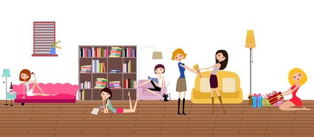 fashion lifeのイラスト素材