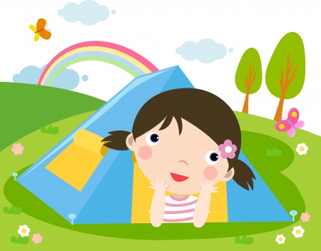 camping のイラスト素材