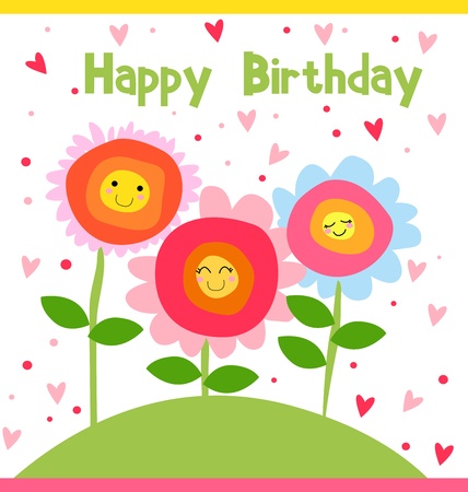 birthday cardのイラスト素材