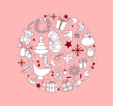 Christmas backgroundのイラスト素材