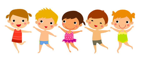 Funny childrenのイラスト素材