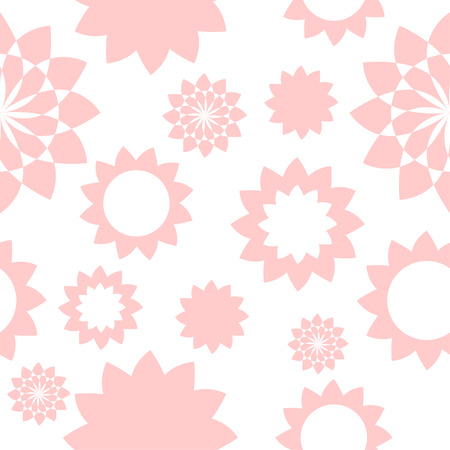 Seamless Flower Backgroundのイラスト素材